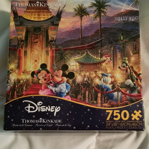 NEW CEACO THOMAS KINCAID THE DISNEY COLLECTION MICKEY & MINNIE. - Picture 4 of 7